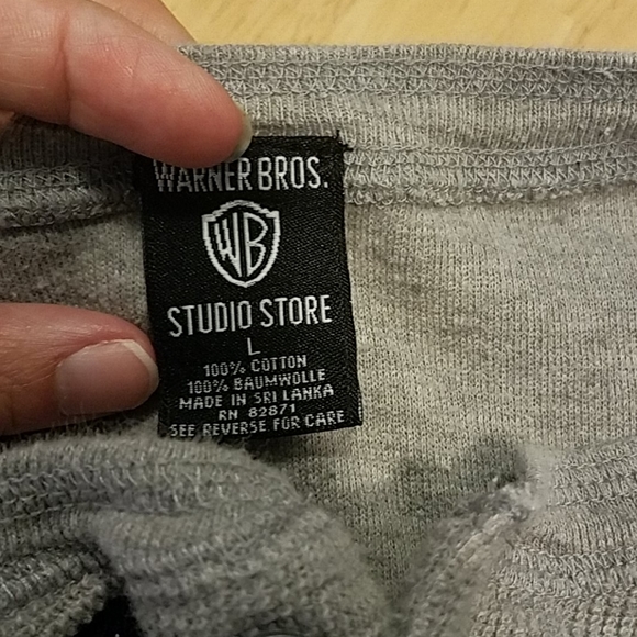 1990s Warner Bros Looney Tunes knit henley Large - Picture 3 of 6